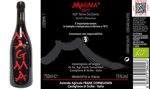 Frank Cornelissen Magma wine - natural wines