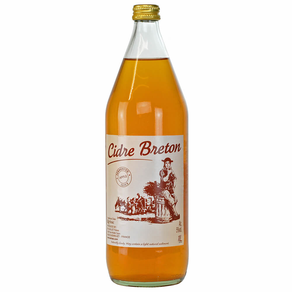 Cidre Breton Brut Traditionnel 1L - Delicious Summer Drink!